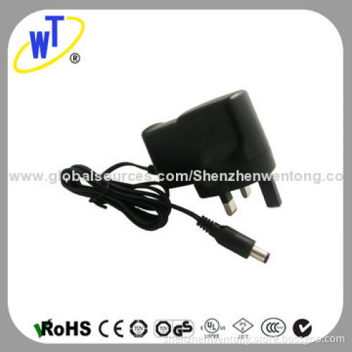 4.5W BS Plug Wallmount AC/DC Adapters, 1.8M DC Cord, 5.5*2.1mm Connection